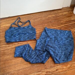Outdoor Voices Blue Activewear Set